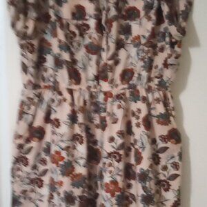 Speed Control NY women's dress size2X short sleeves summer spring work boho wear